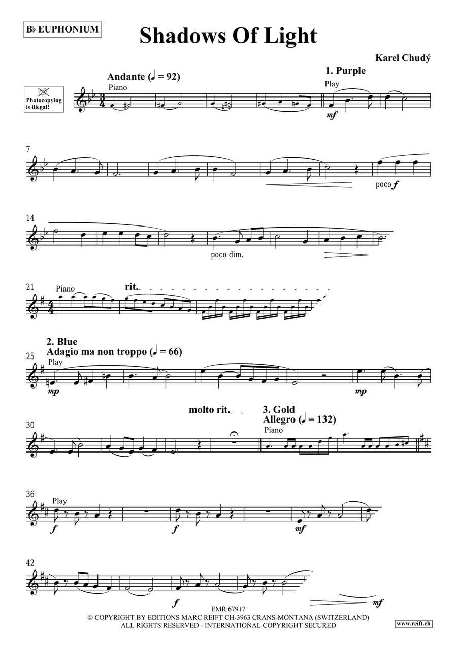 Shadows Of Light Shadows Of Light Euphonium scores gallery preview page 4