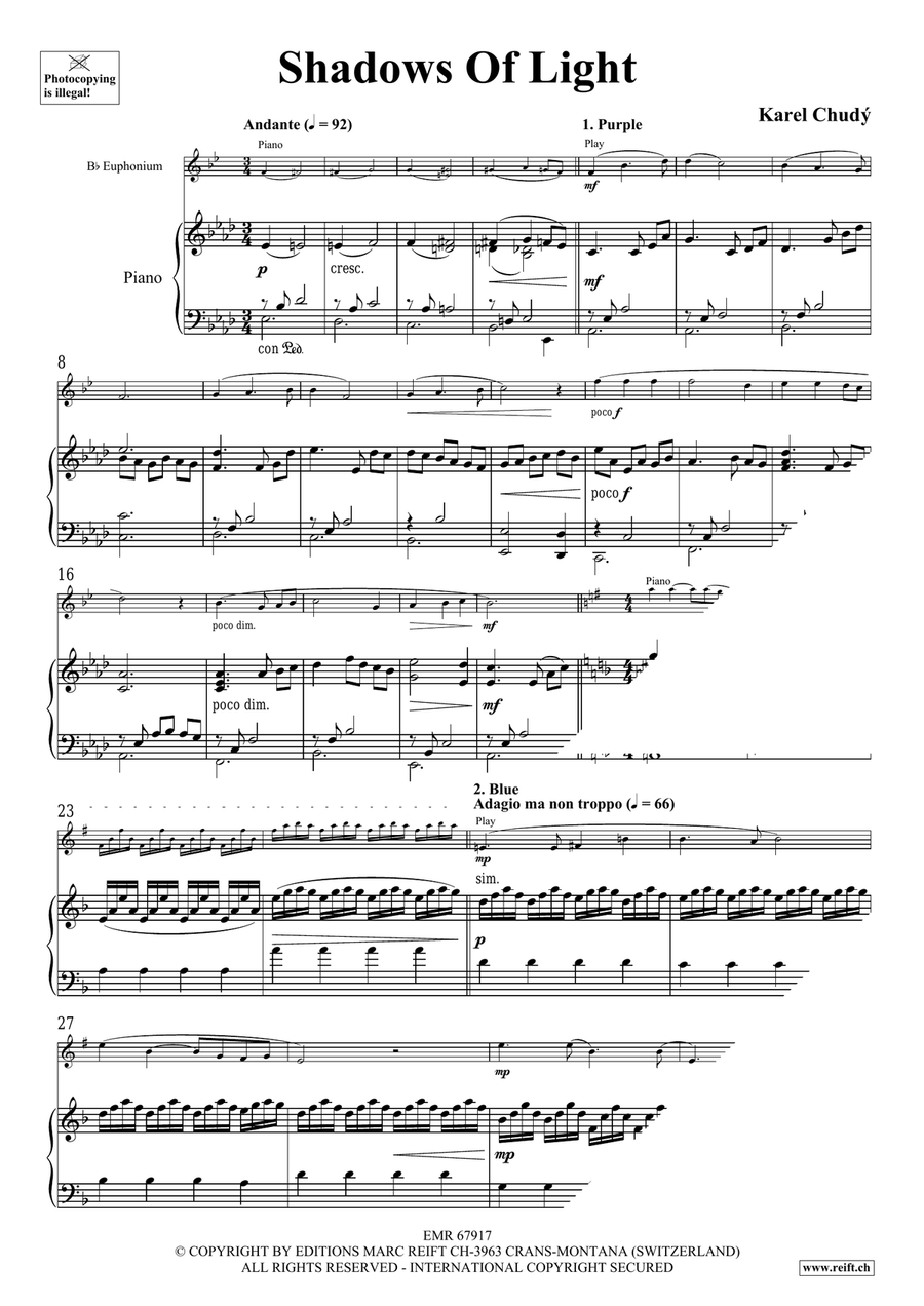 Shadows Of Light Shadows Of Light Euphonium scores gallery preview page 5