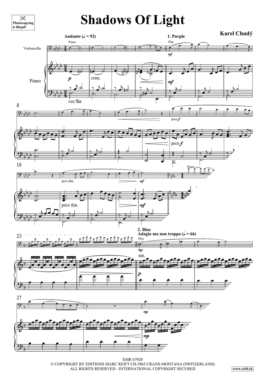 Shadows Of Light Shadows Of Light Piano Accompaniment scores gallery preview page 5