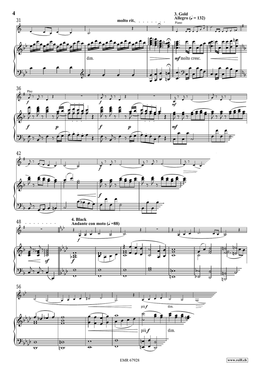 Shadows Of Light Shadows Of Light Bass Clarinet scores gallery preview page 6