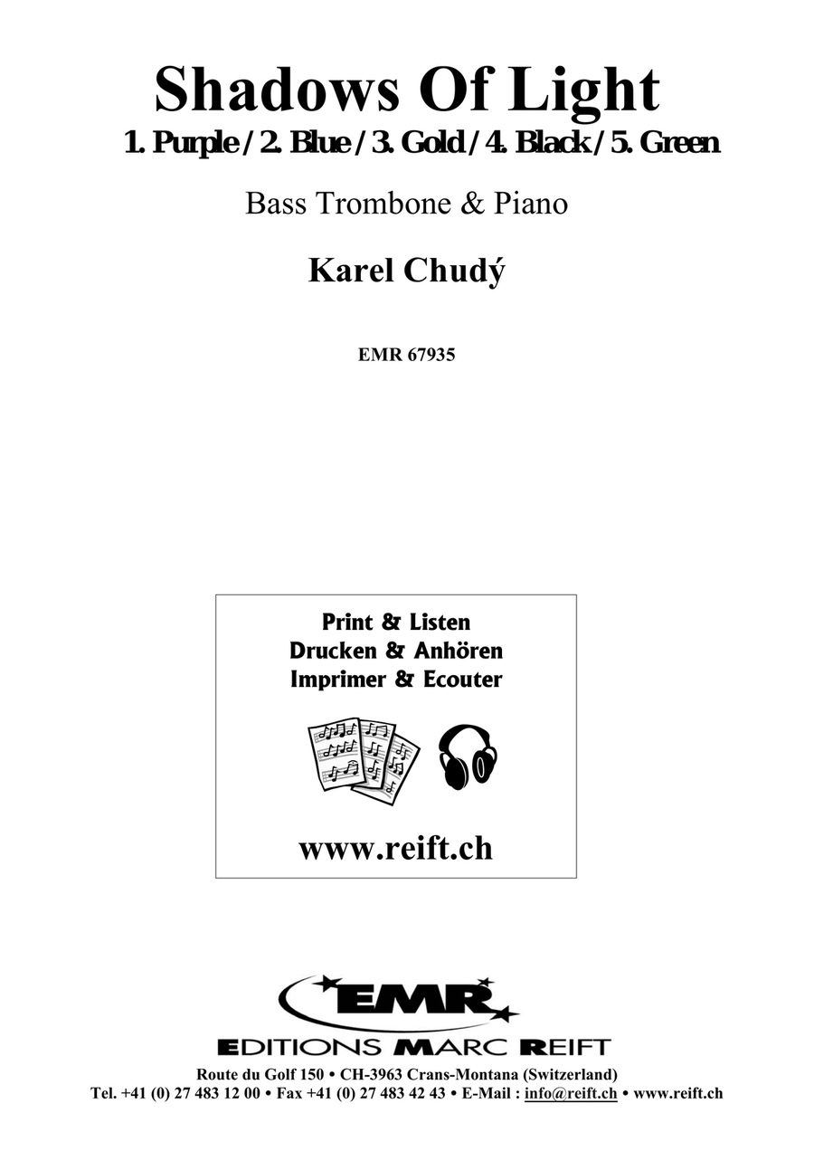 Shadows Of Light Shadows Of Light Bass Trombone scores gallery preview page 2