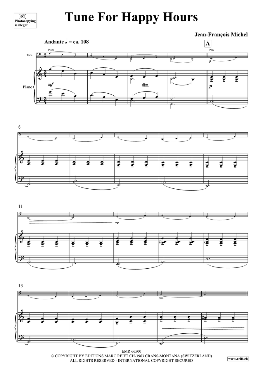 Tunes For Happy Hours Tunes For Happy Hours Tuba scores gallery preview page 4