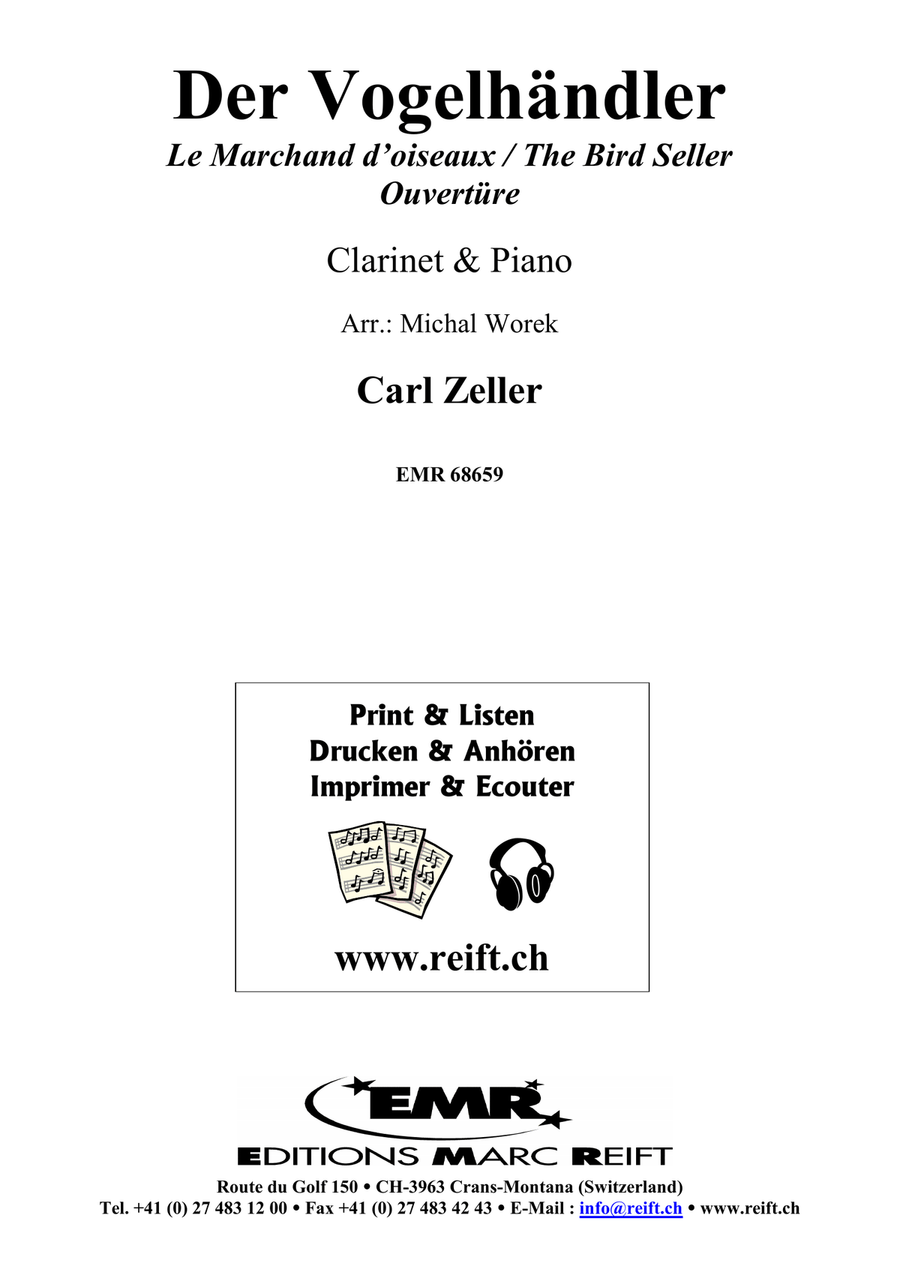 Der Vogelhändler Der Vogelhändler Clarinet Solo scores gallery preview page 2