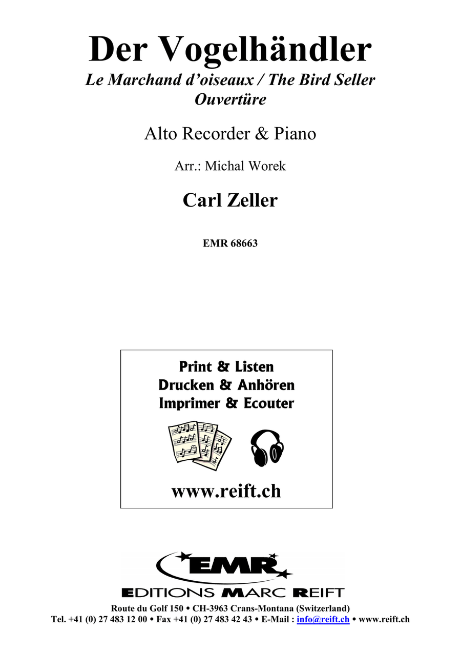 Der Vogelhändler Alto Recorder - Sheet Music page 2
