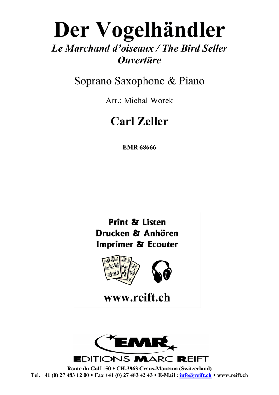 Der Vogelhändler Der Vogelhändler Soprano Saxophone scores gallery preview page 2