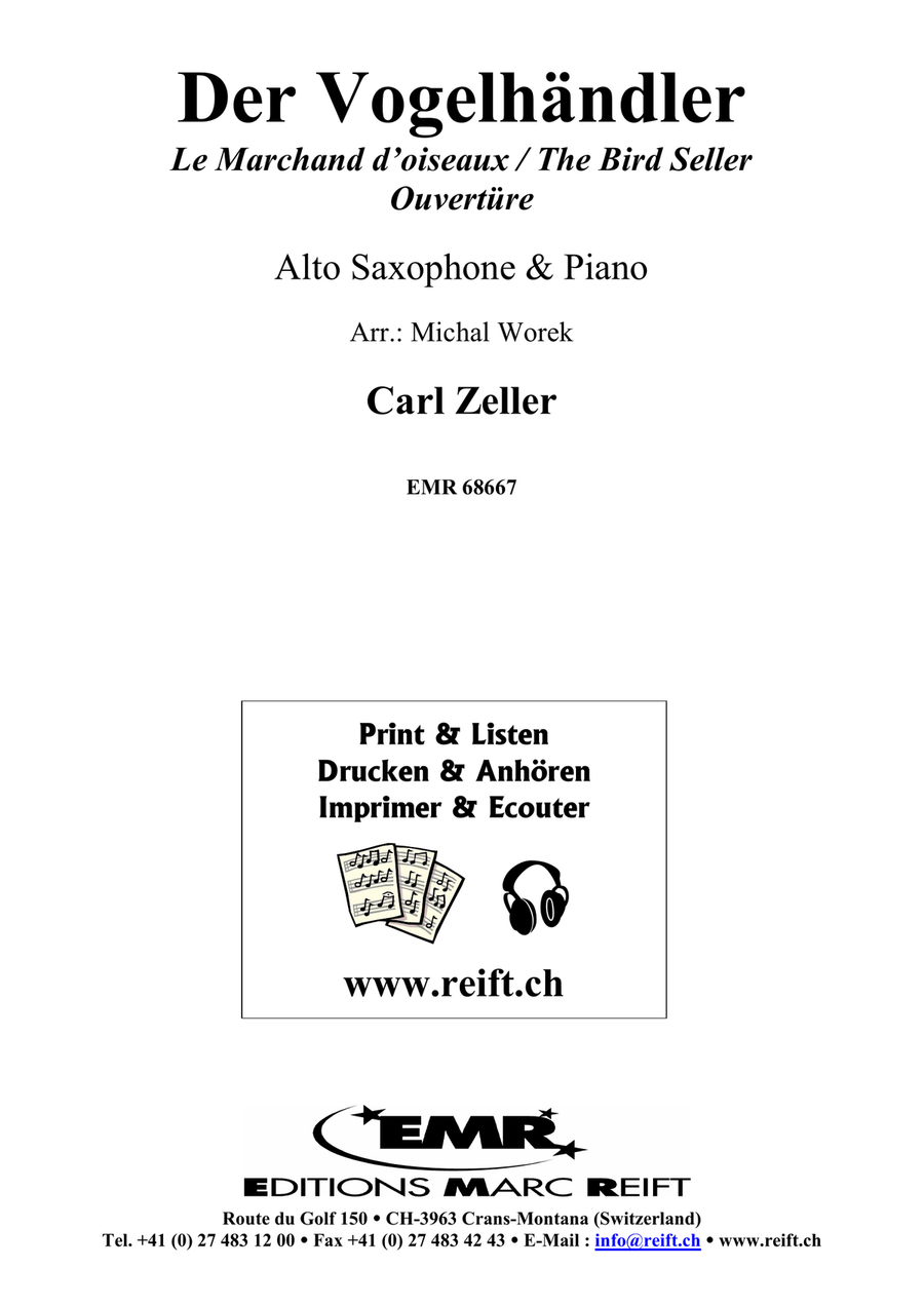 Der Vogelhändler Der Vogelhändler Alto Saxophone scores gallery preview page 2