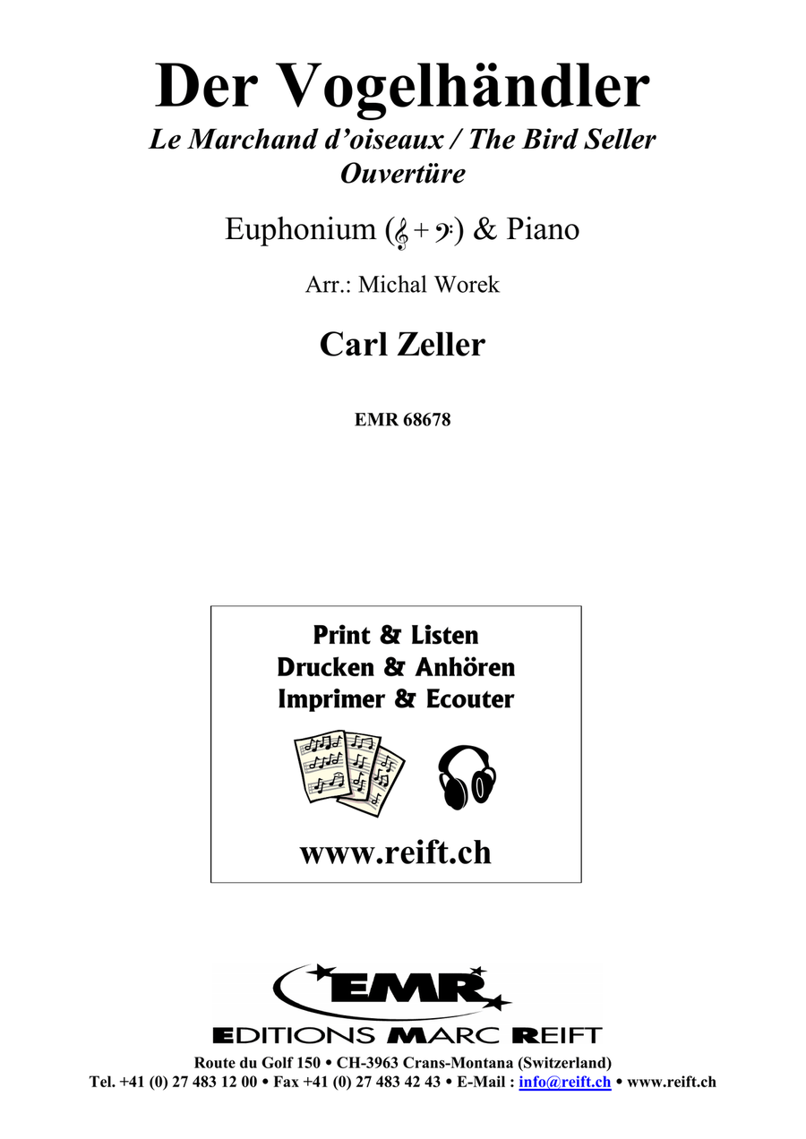 Der Vogelhändler Der Vogelhändler Euphonium scores gallery preview page 2