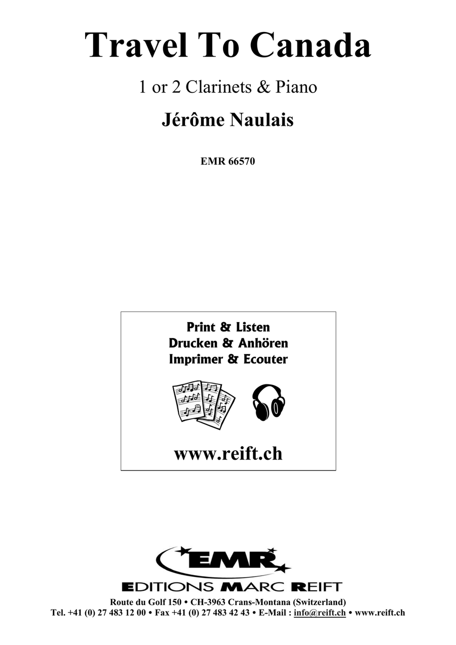 Travel To Canada Travel To Canada Clarinet Duet scores gallery preview page 2