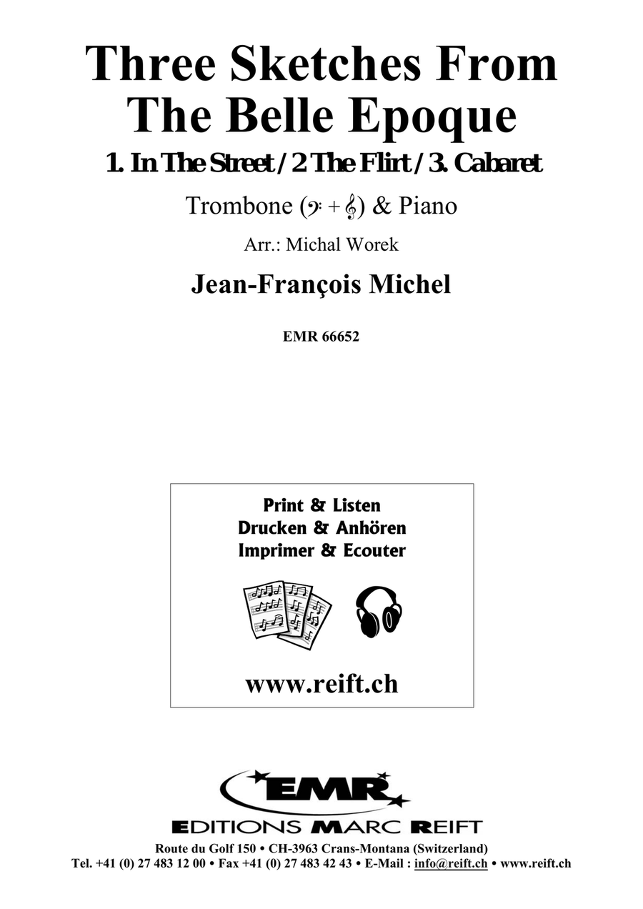Three Sketches From The Belle Epoque Piano Accompaniment scores gallery preview page 2