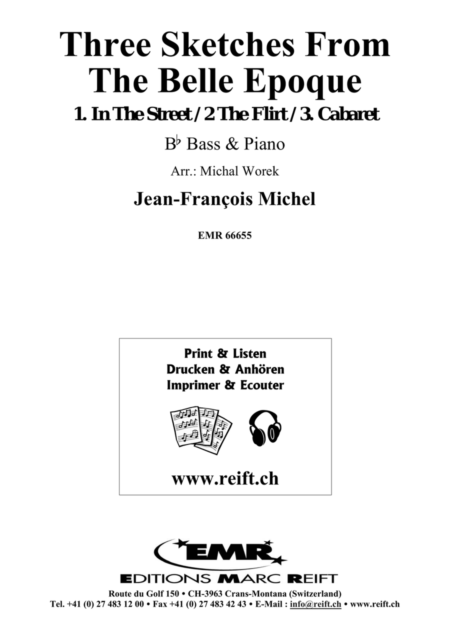 Three Sketches From The Belle Epoque Voice Solo scores gallery preview page 2