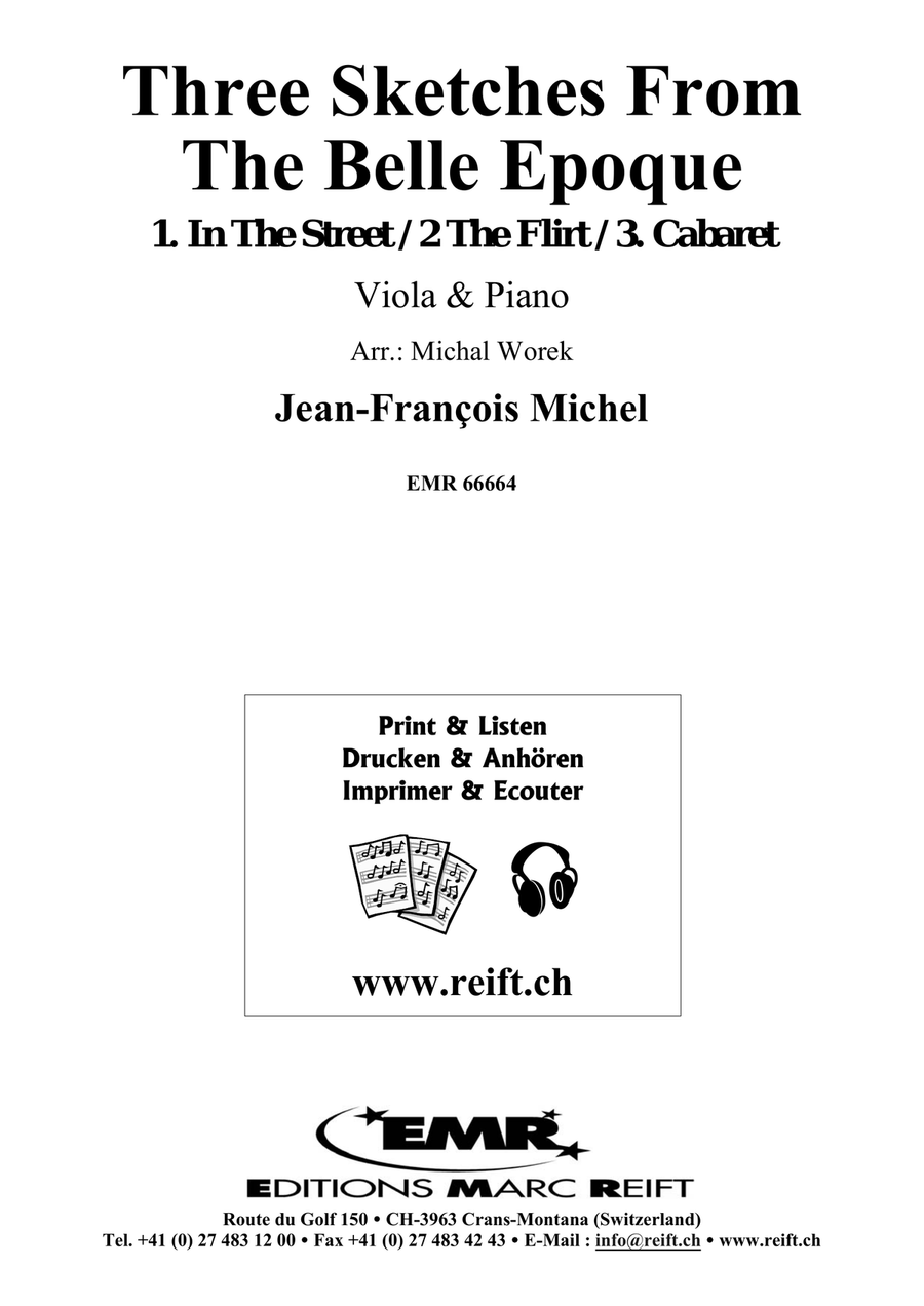 Three Sketches From The Belle Epoque Piano Accompaniment scores gallery preview page 2