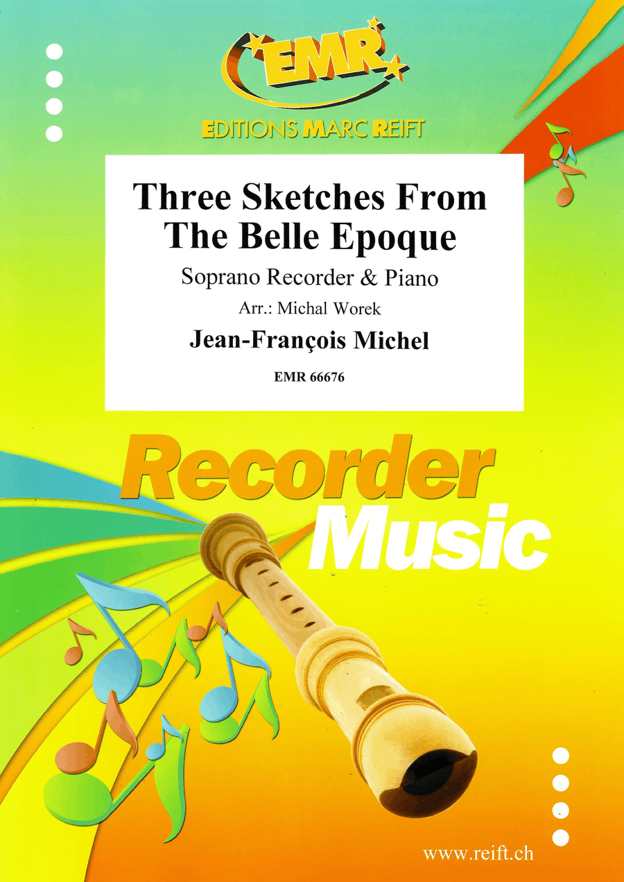 Three Sketches From The Belle Epoque Soprano Recorder scores gallery preview page 1