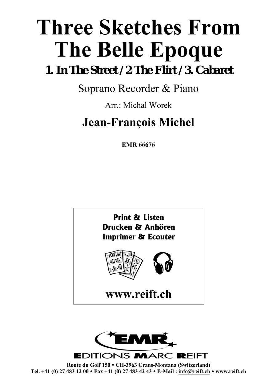 Three Sketches From The Belle Epoque Soprano Recorder scores gallery preview page 2
