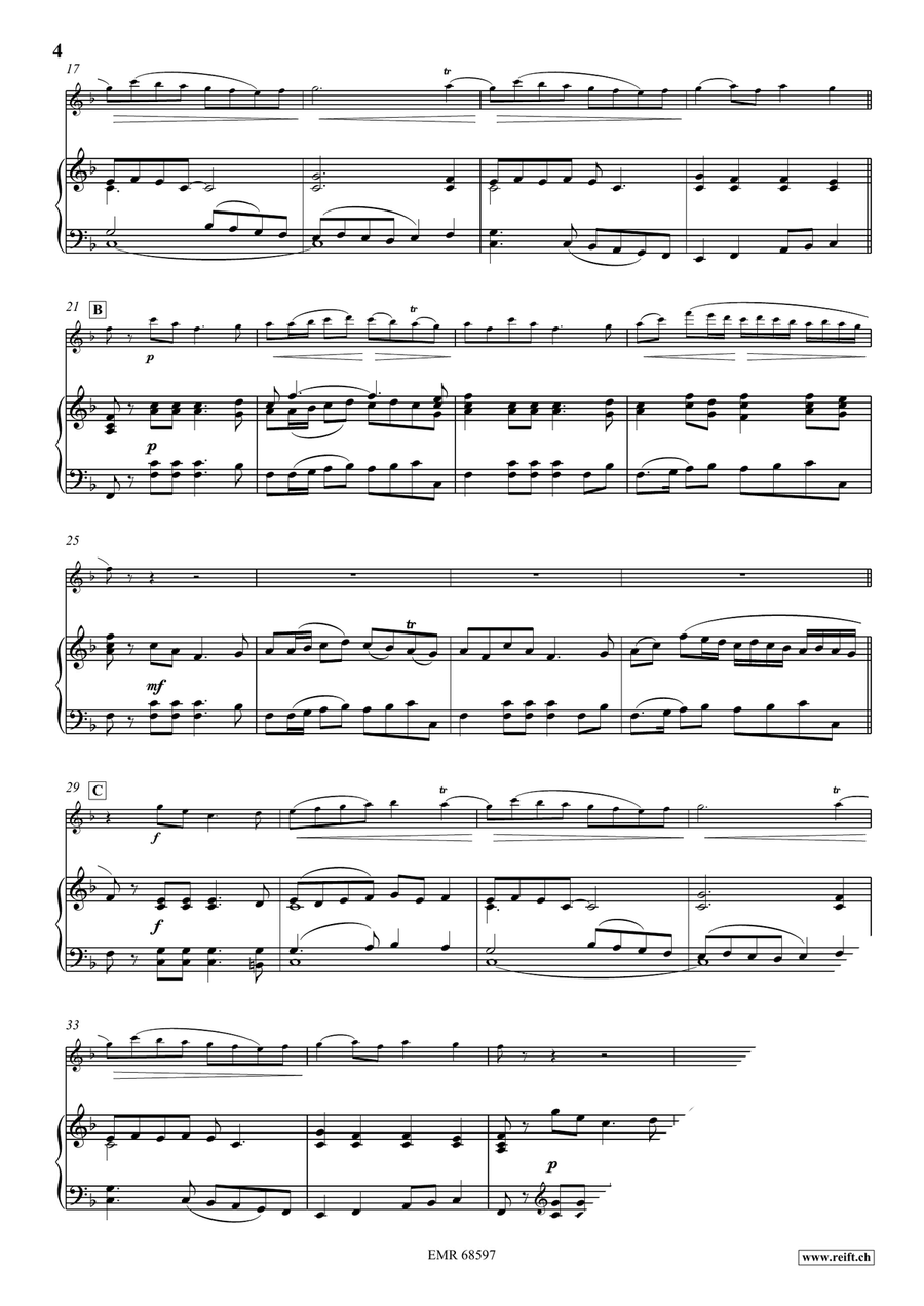Tambourins Tambourins Flute Solo scores gallery preview page 4