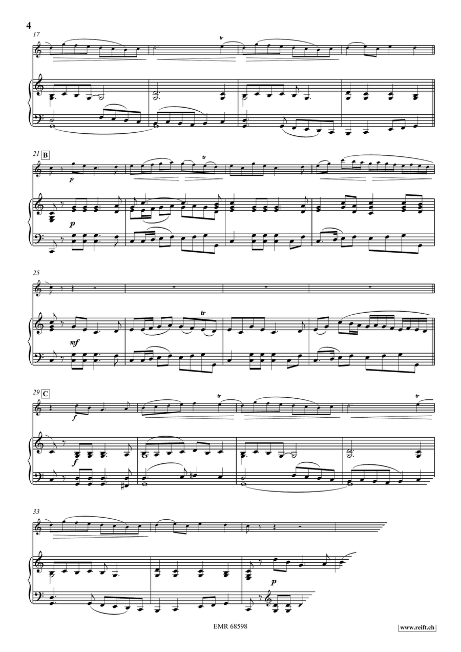 Tambourins Tambourins Piano Accompaniment scores gallery preview page 4
