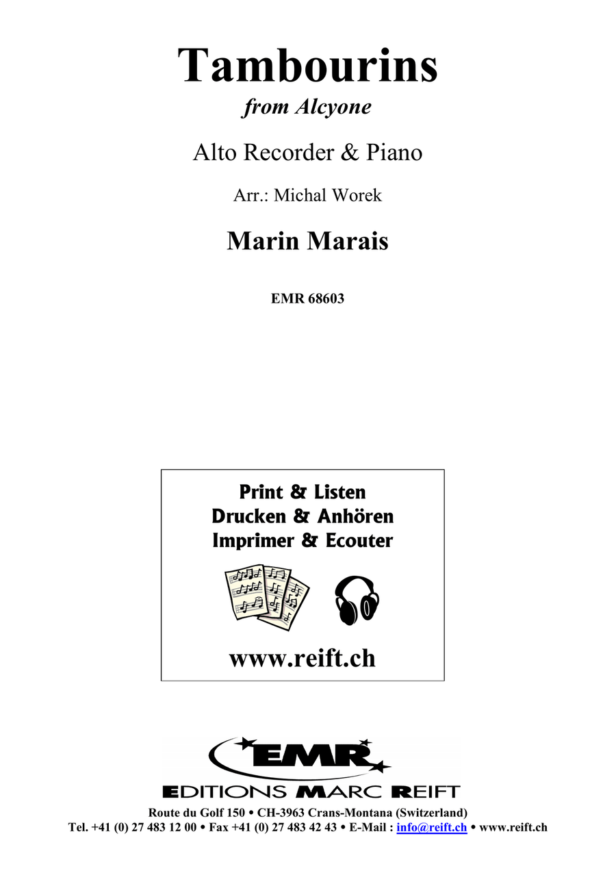 Tambourins Tambourins Alto Recorder scores gallery preview page 2
