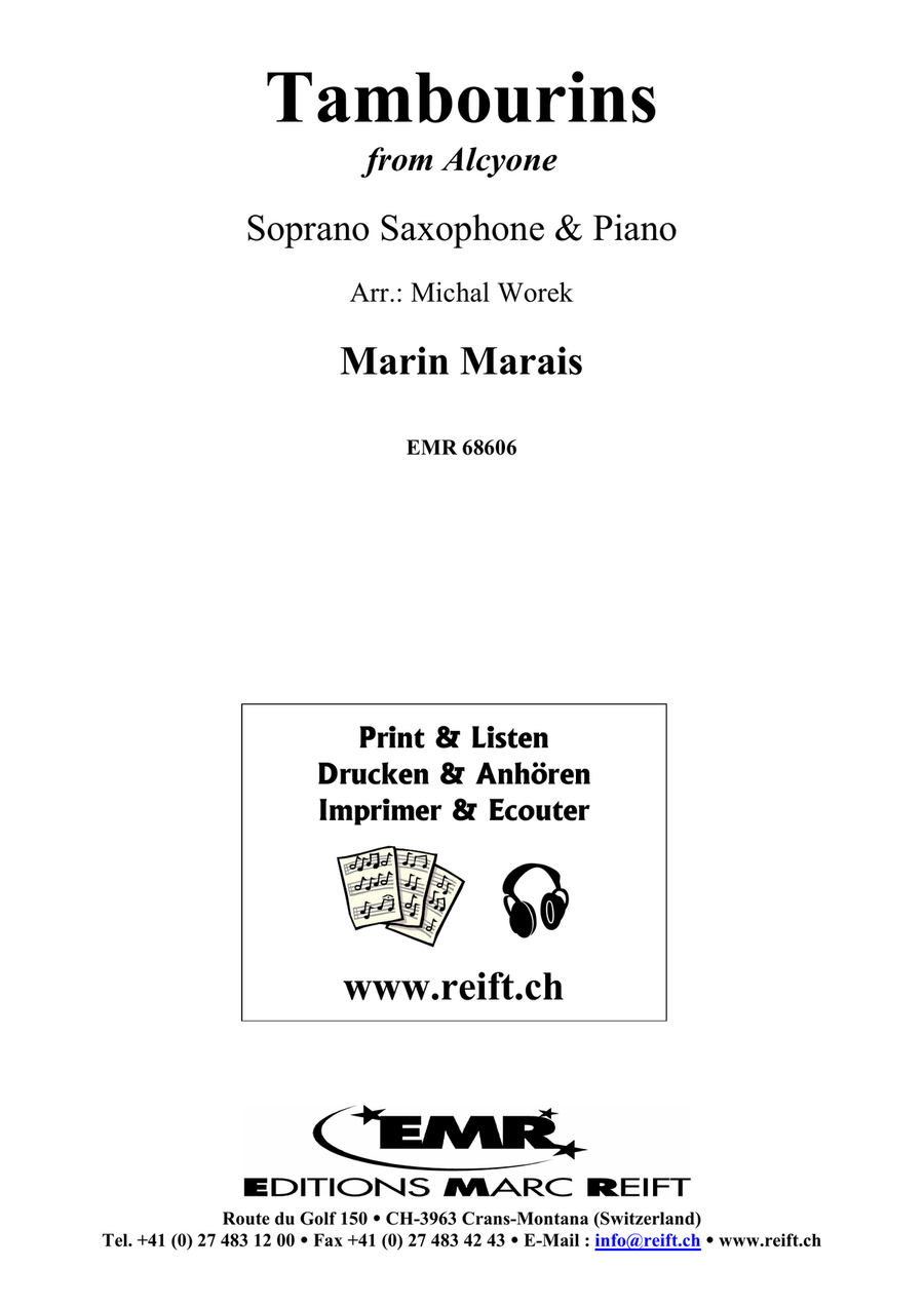 Tambourins Tambourins Soprano Saxophone scores gallery preview page 2