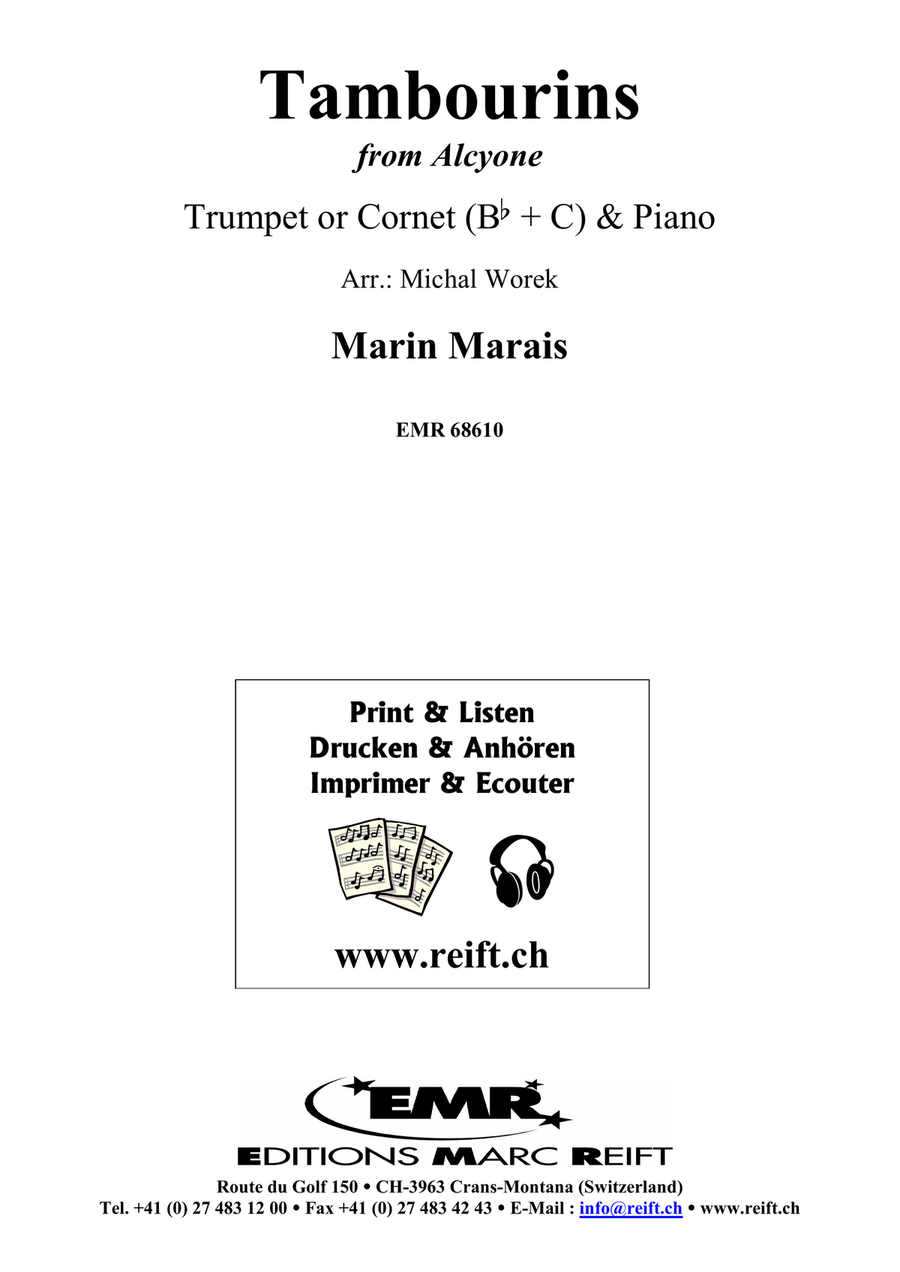 Tambourins Tambourins Cornet scores gallery preview page 2