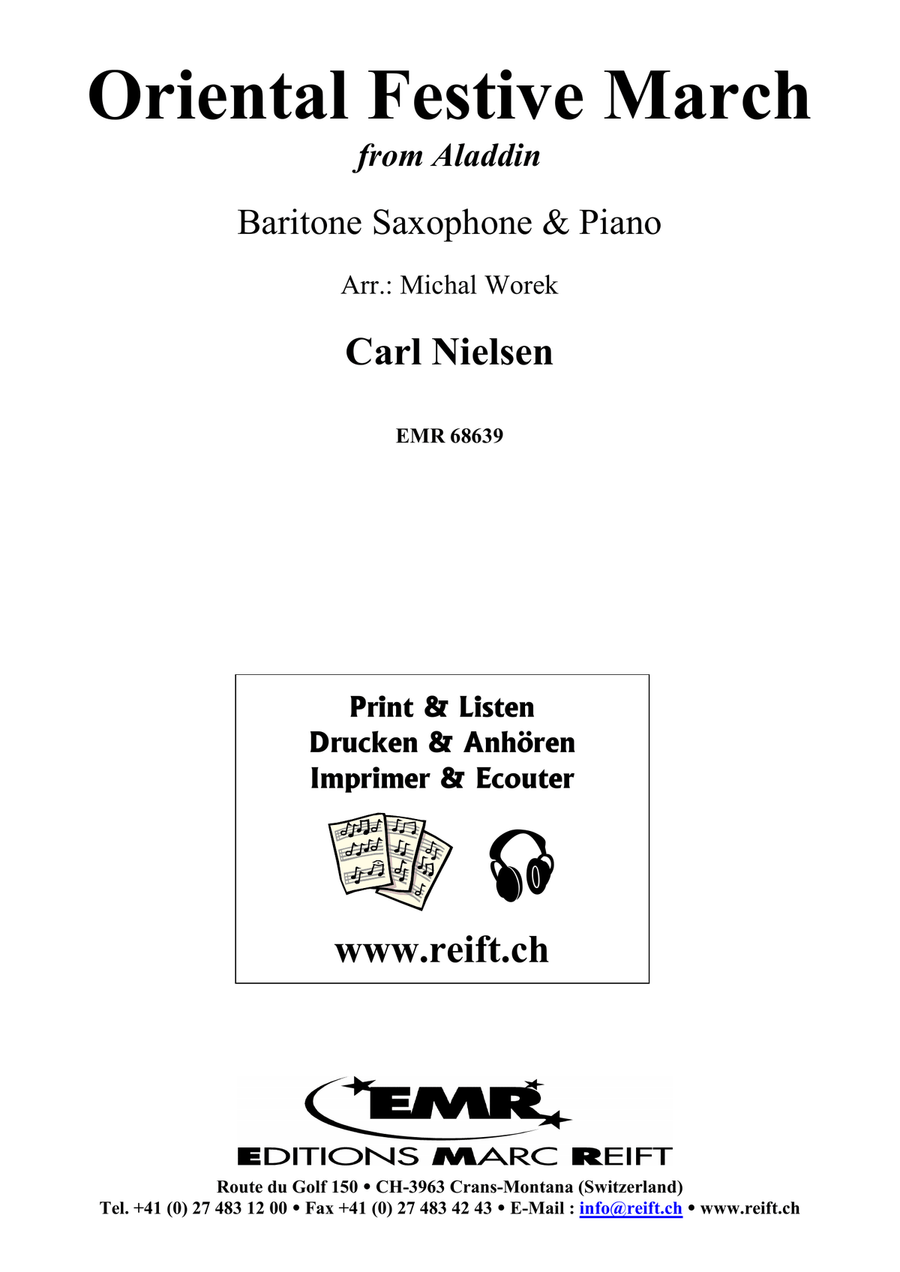 Oriental Festive March Oriental Festive March Baritone Saxophone scores gallery preview page 2