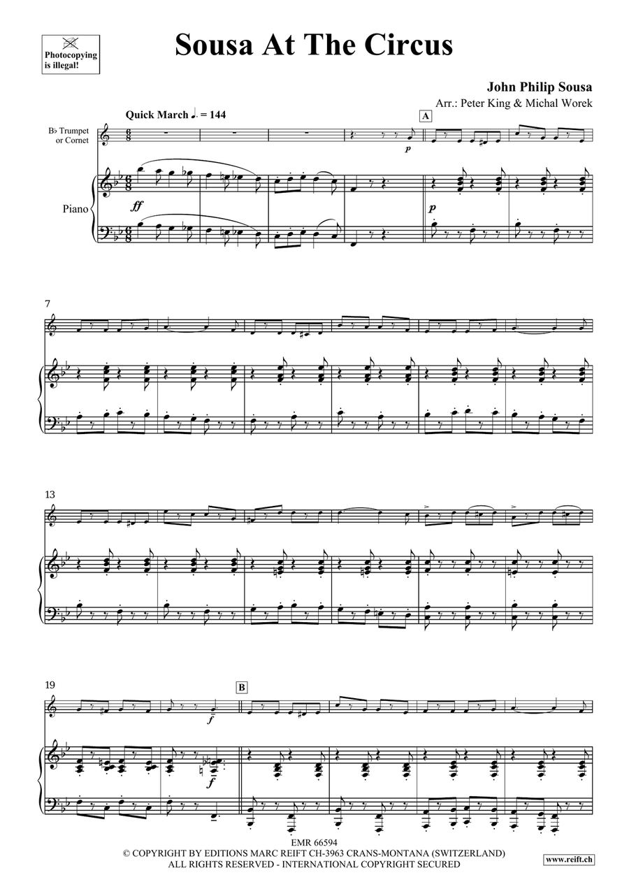 Sousa At The Circus Sousa At The Circus Cornet scores gallery preview page 4