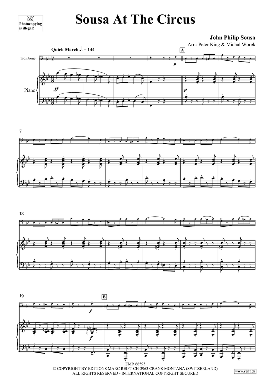 Sousa At The Circus Sousa At The Circus Piano Accompaniment scores gallery preview page 4