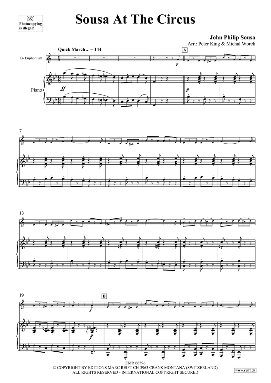 Sousa At The Circus Sousa At The Circus Euphonium scores gallery preview page 4