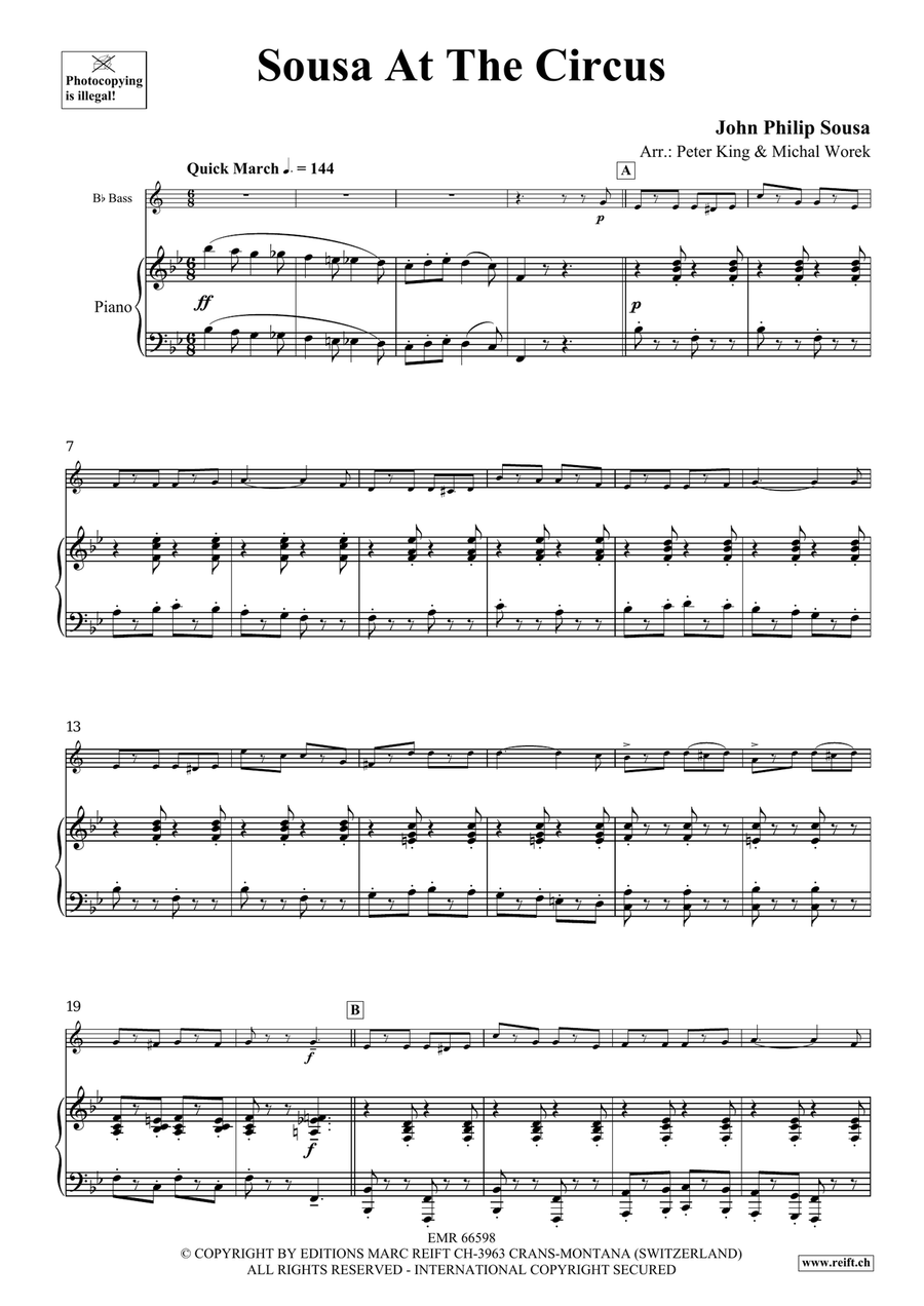 Sousa At The Circus Sousa At The Circus Voice Solo scores gallery preview page 4
