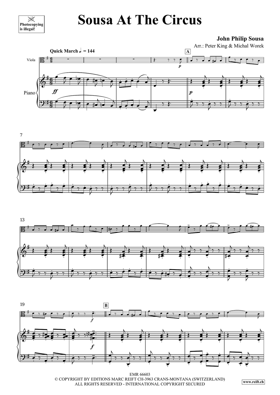 Sousa At The Circus Sousa At The Circus Piano Accompaniment scores gallery preview page 4