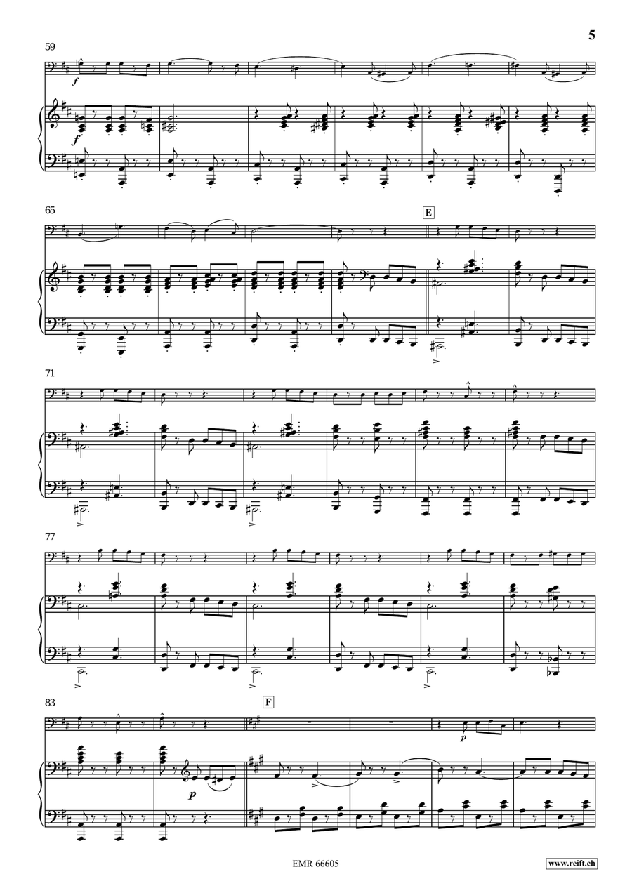 Sousa At The Circus by John Philip Sousa Double Bass - Sheet Music page 6