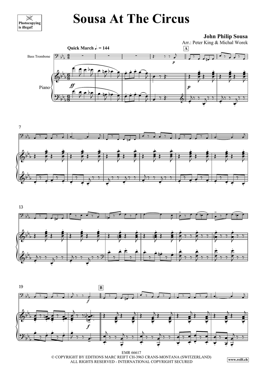 Sousa At The Circus Sousa At The Circus Bass Trombone scores gallery preview page 4