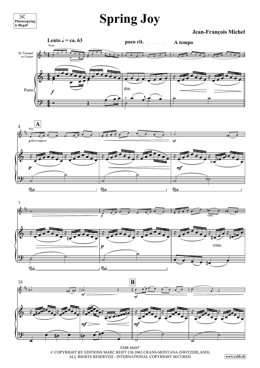 Spring Joy Spring Joy Cornet scores gallery preview page 5