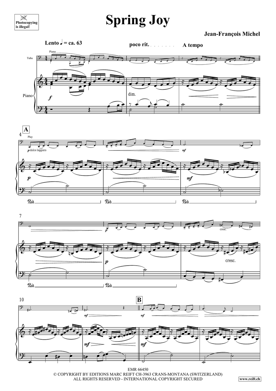 Spring Joy Spring Joy Tuba scores gallery preview page 5