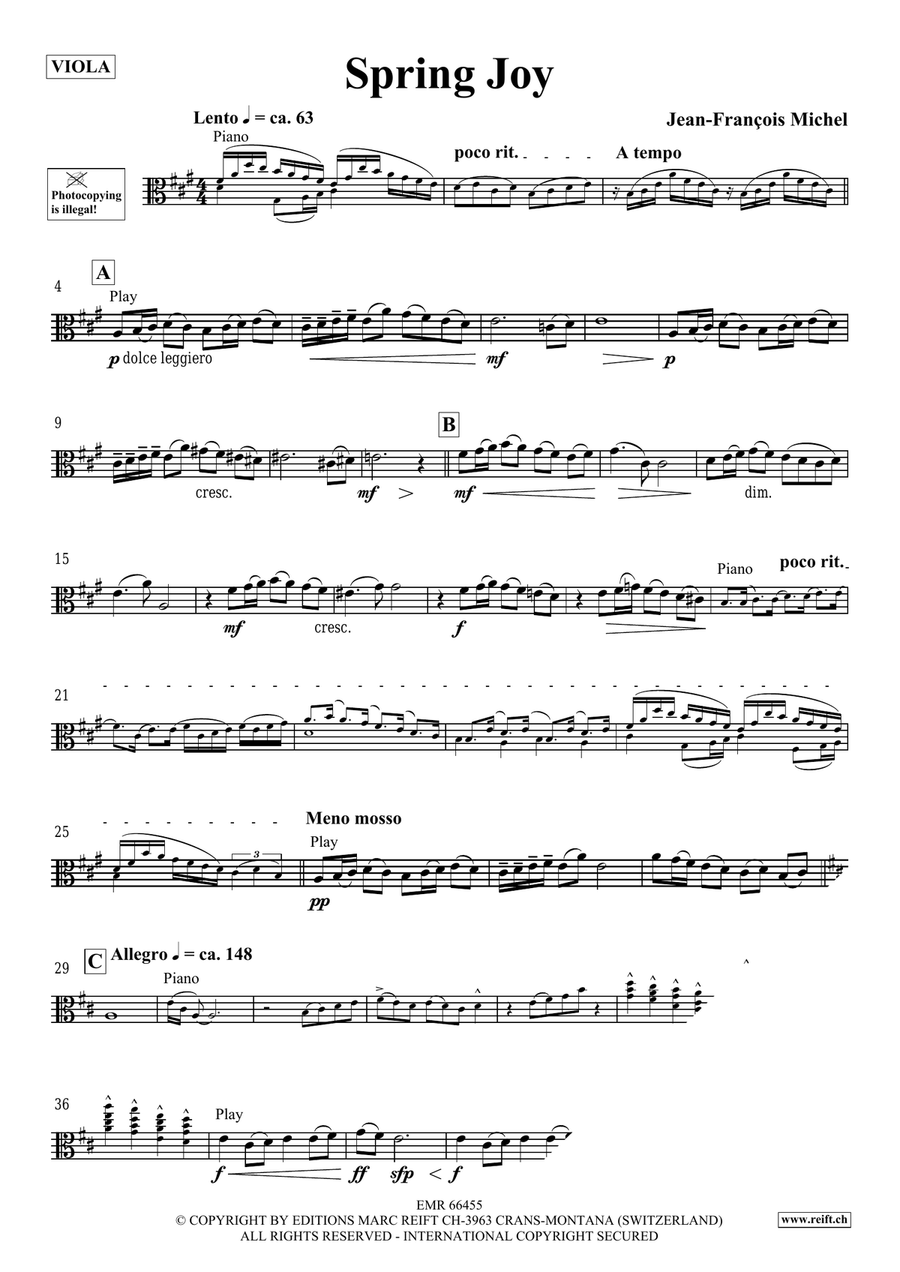Spring Joy Spring Joy Piano Accompaniment scores gallery preview page 4