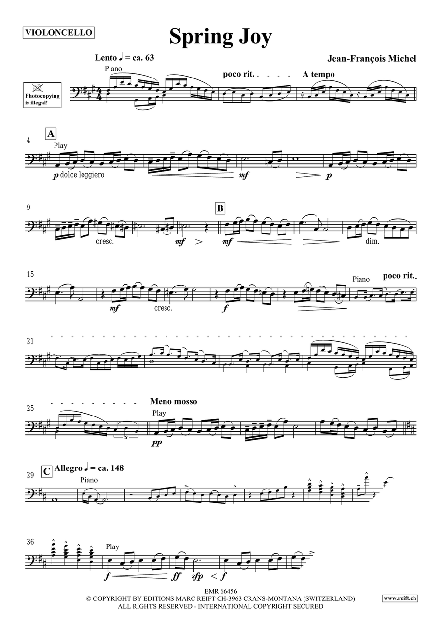 Spring Joy Spring Joy Piano Accompaniment scores gallery preview page 4