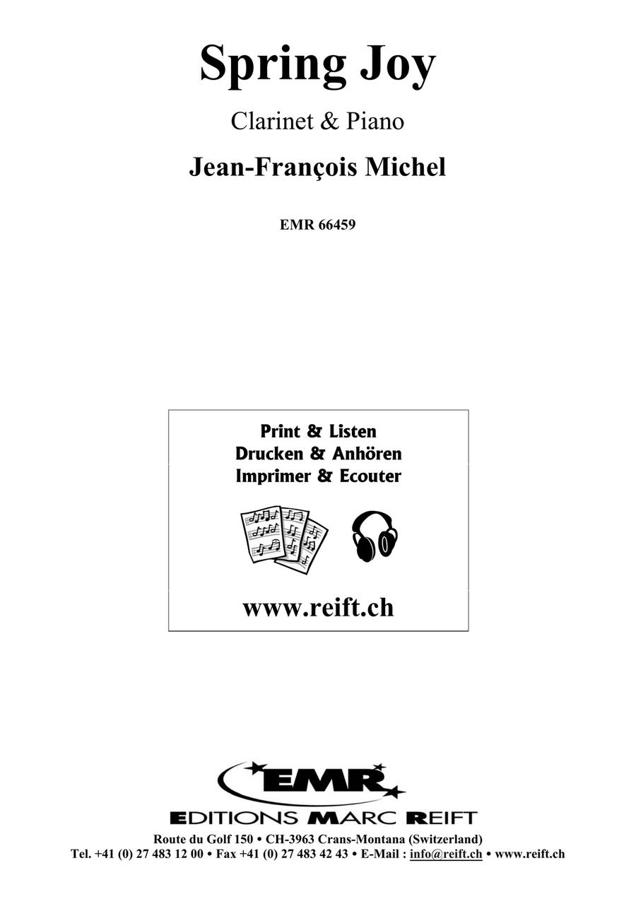 Spring Joy Spring Joy Clarinet Solo scores gallery preview page 2