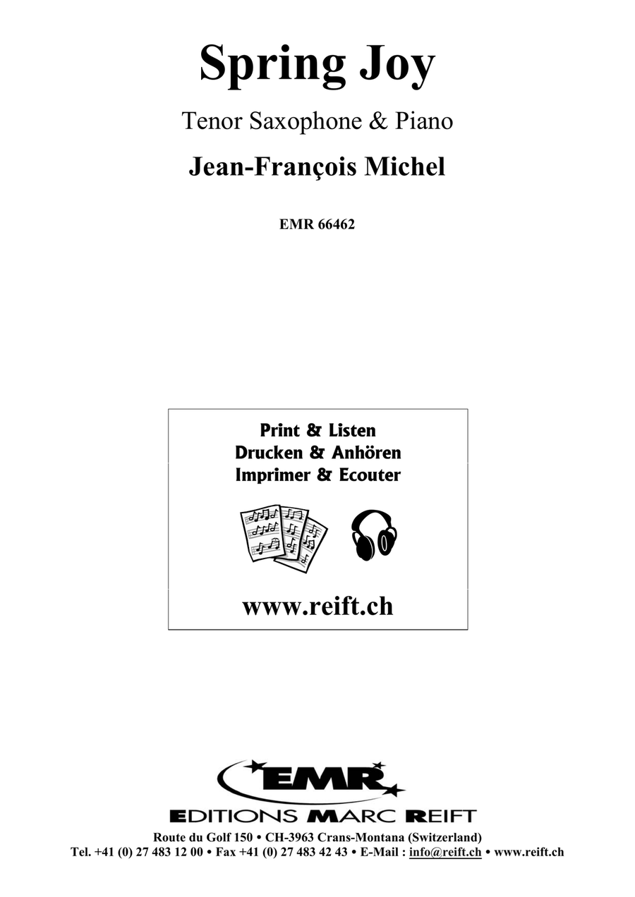 Spring Joy Spring Joy Tenor Saxophone scores gallery preview page 2