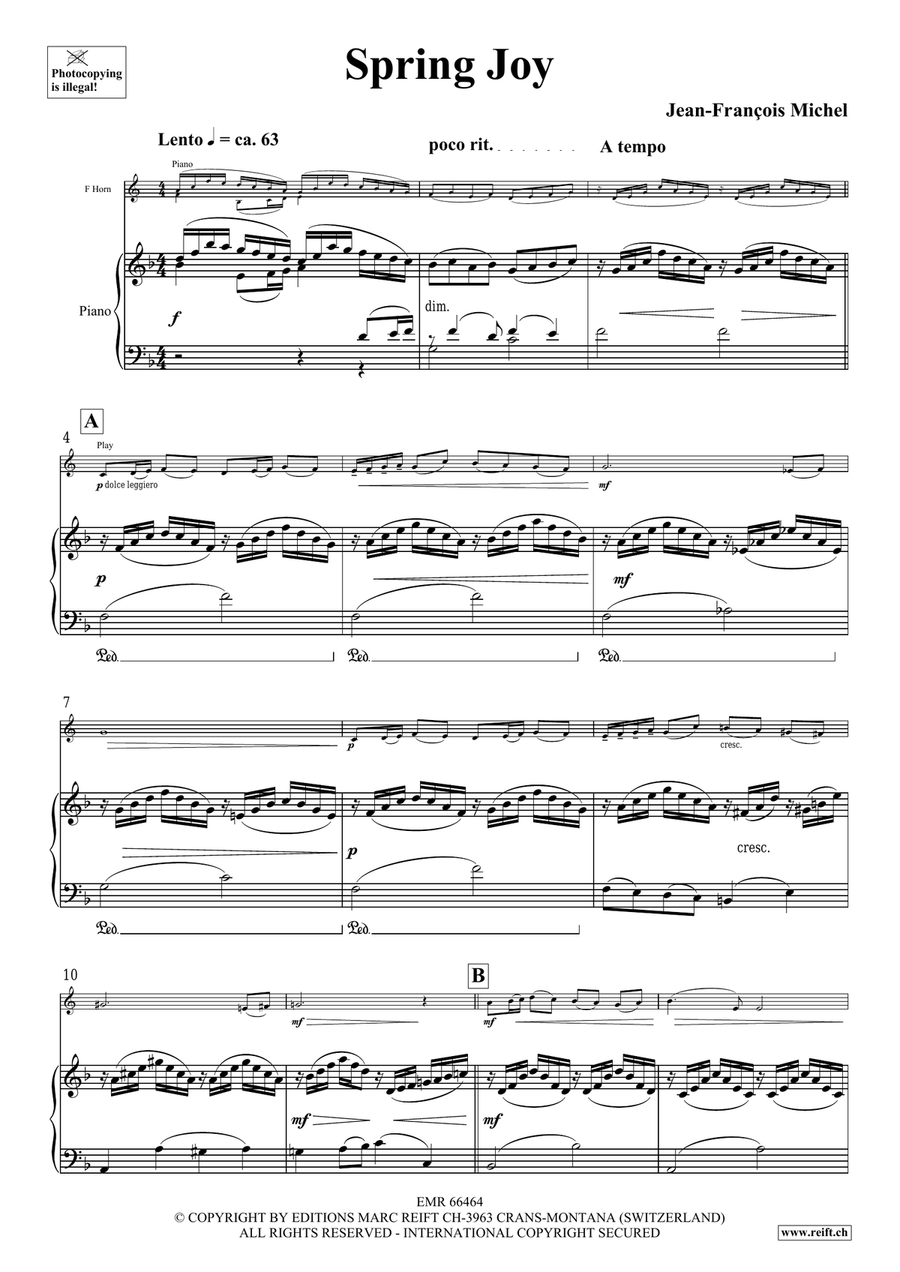 Spring Joy Spring Joy Horn scores gallery preview page 5
