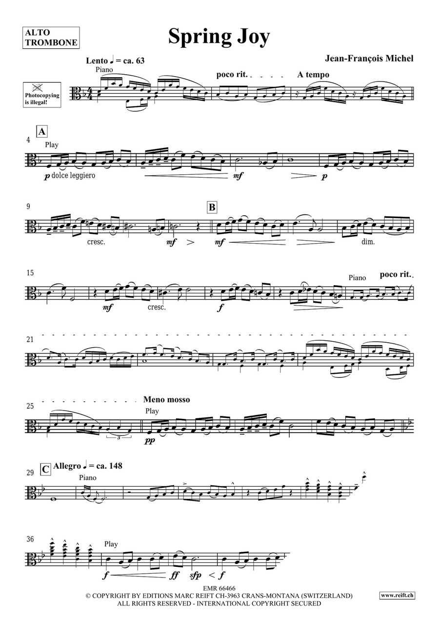 Spring Joy Spring Joy Piano Accompaniment scores gallery preview page 4