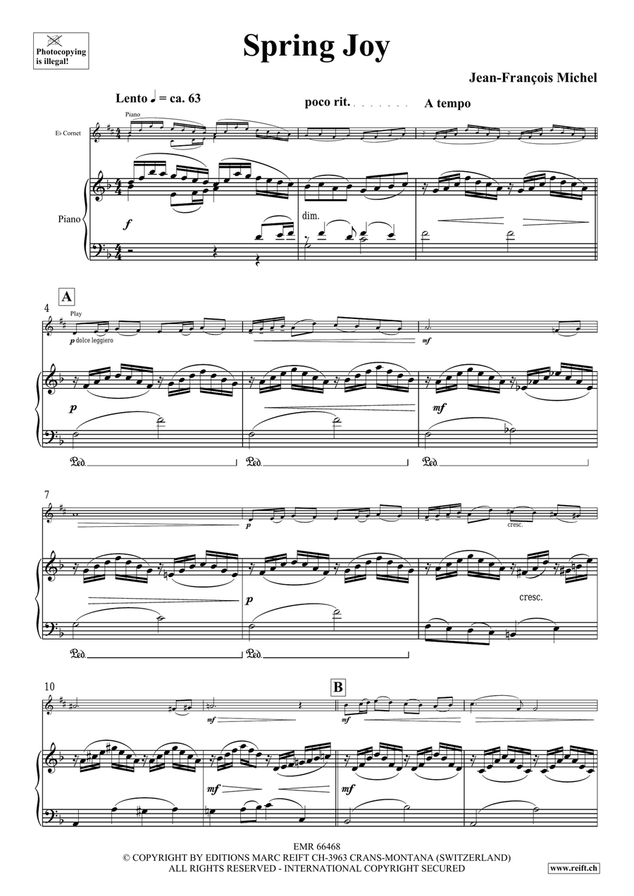 Spring Joy Spring Joy Cornet scores gallery preview page 5