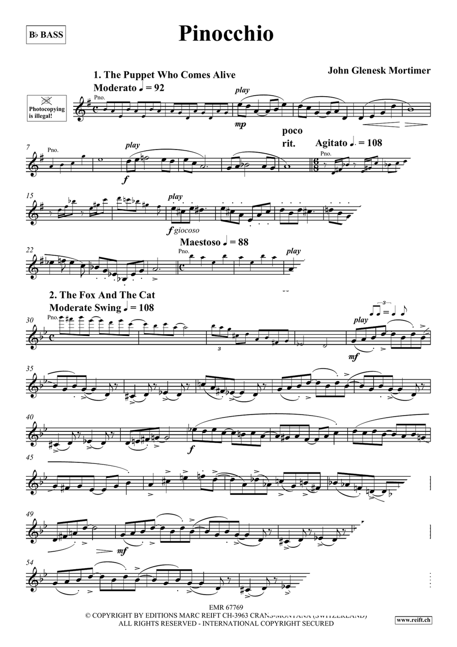 Pinocchio Pinocchio Voice Solo scores gallery preview page 4