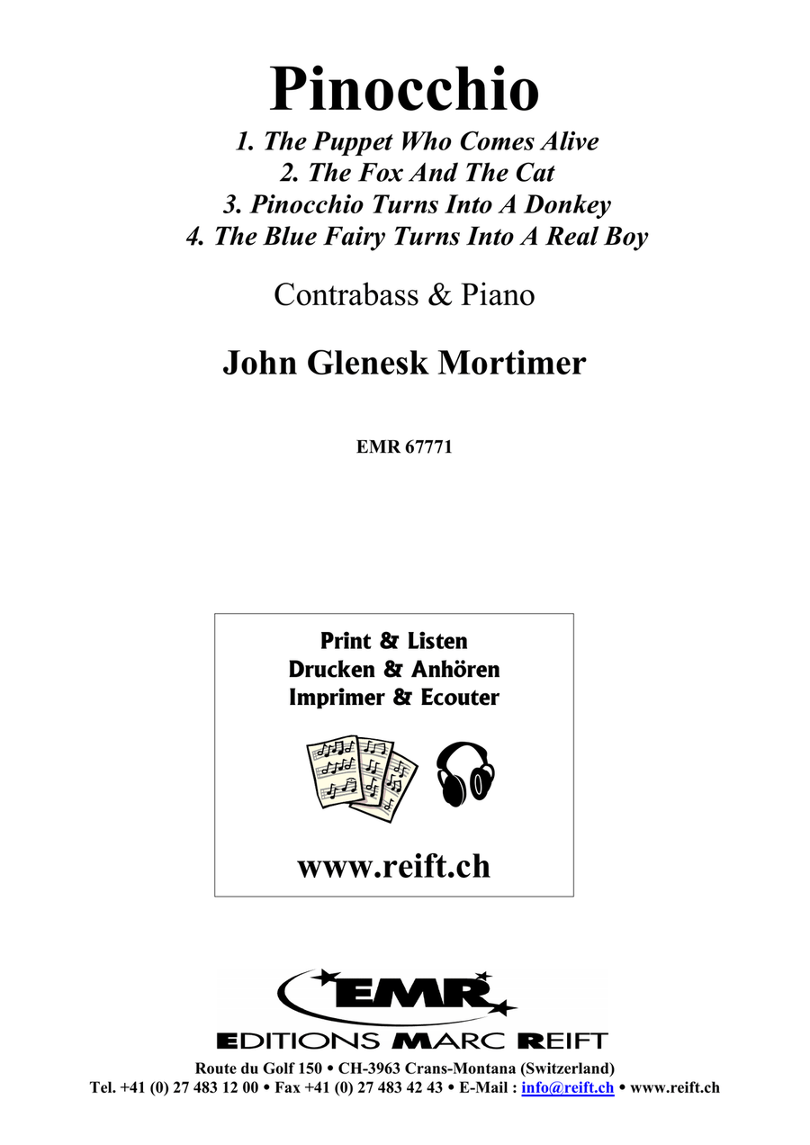 Pinocchio Pinocchio Double Bass scores gallery preview page 2