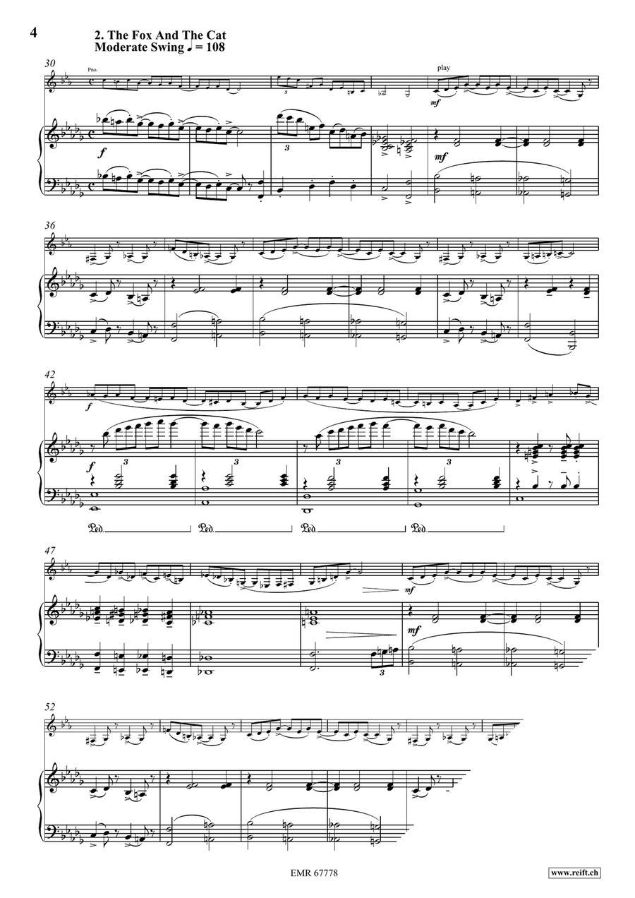 Pinocchio Bass Clarinet scores gallery preview page 6