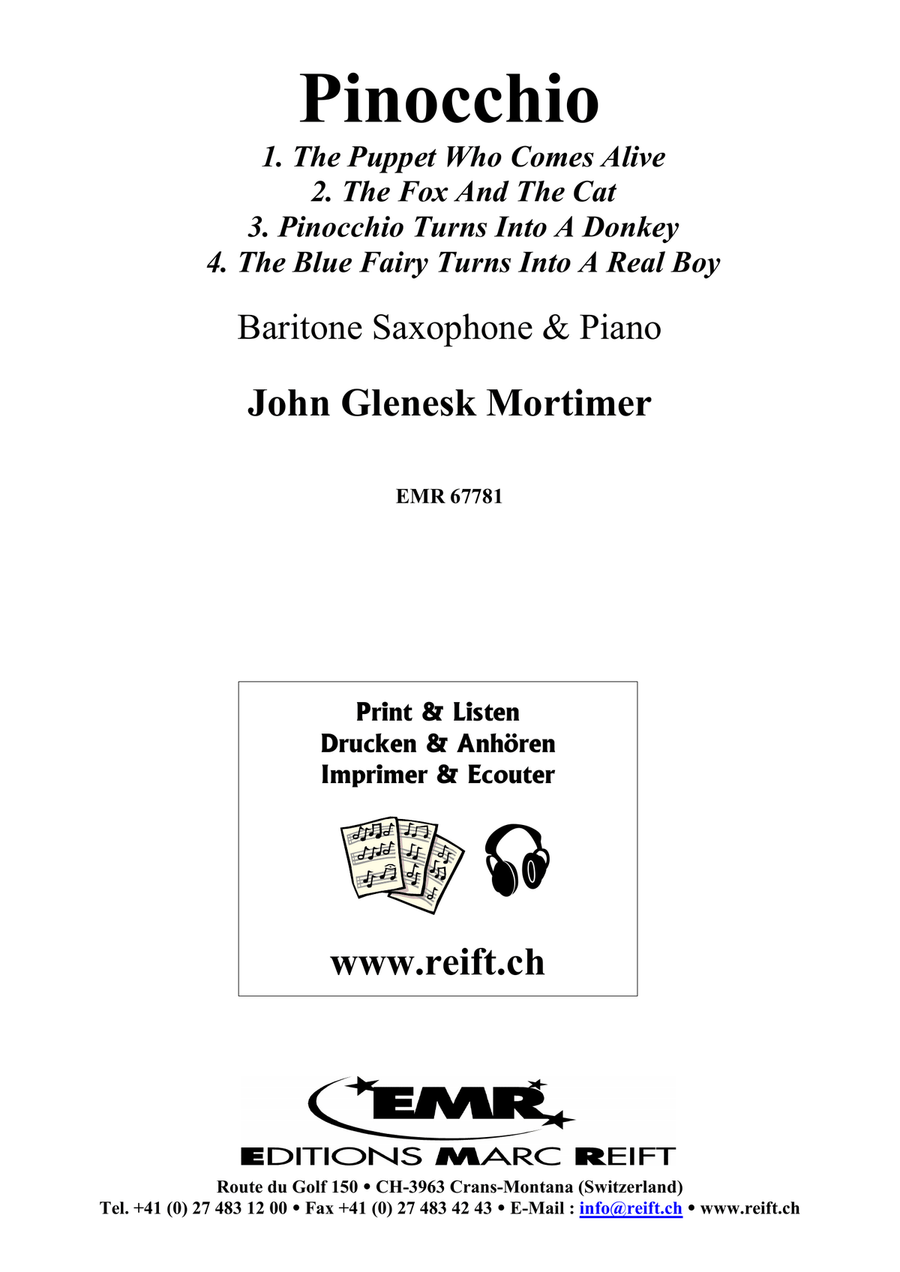 Pinocchio Pinocchio Baritone Saxophone scores gallery preview page 2