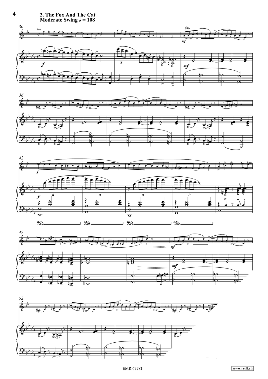 Pinocchio Pinocchio Baritone Saxophone scores gallery preview page 6
