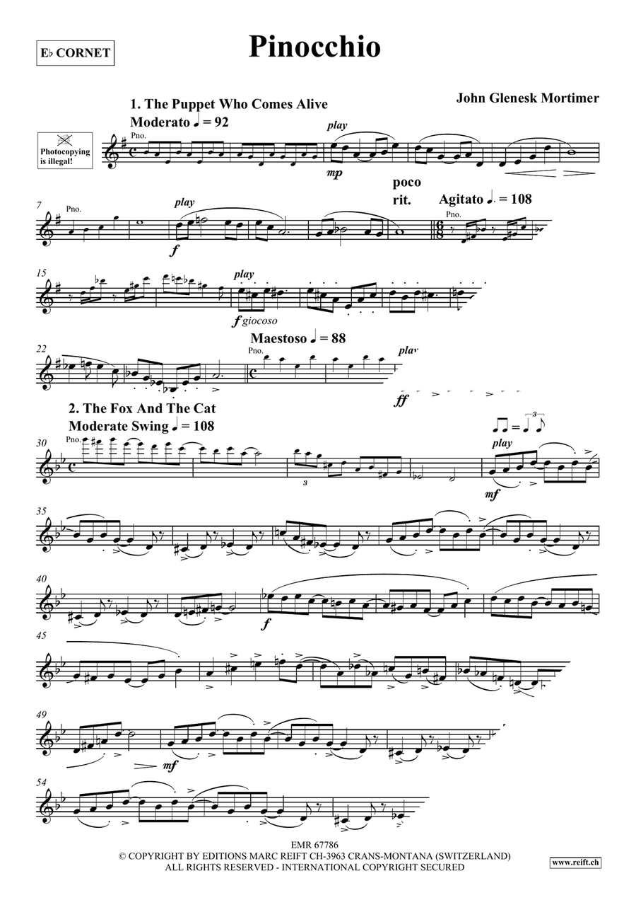 Pinocchio Pinocchio Cornet scores gallery preview page 4