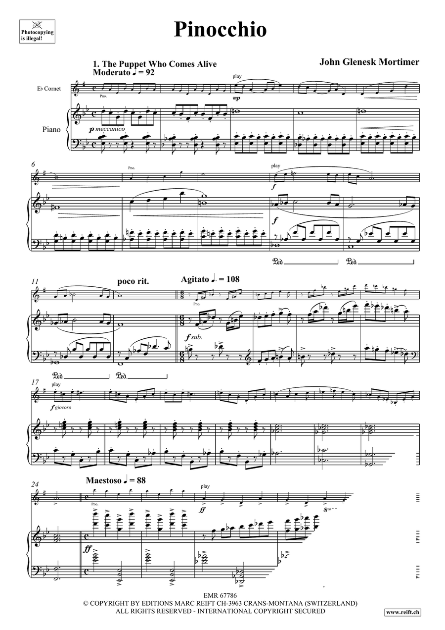 Pinocchio Pinocchio Cornet scores gallery preview page 5