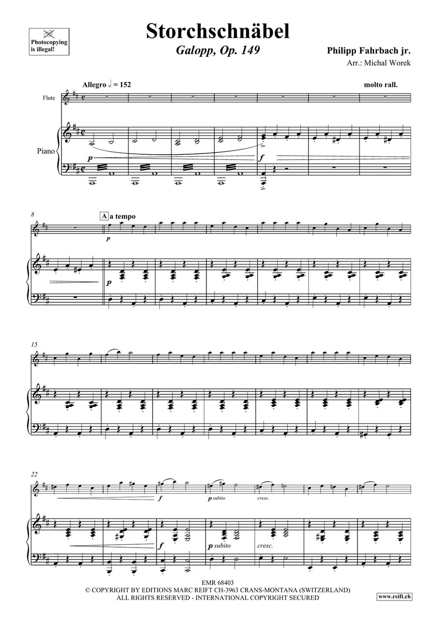 Storchschnäbel Storchschnäbel Flute Solo scores gallery preview page 4