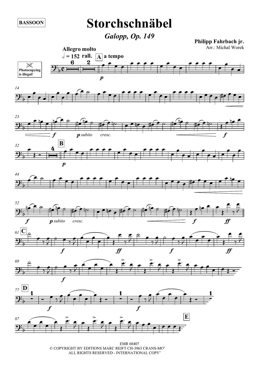 Storchschnäbel Storchschnäbel Bassoon Solo scores gallery preview page 3