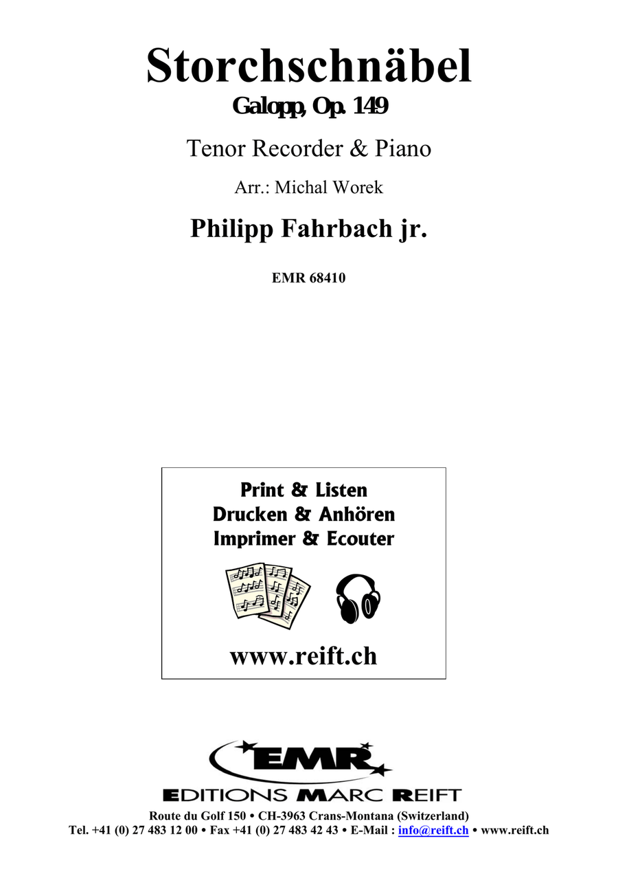 Storchschnäbel Storchschnäbel Tenor Recorder scores gallery preview page 2