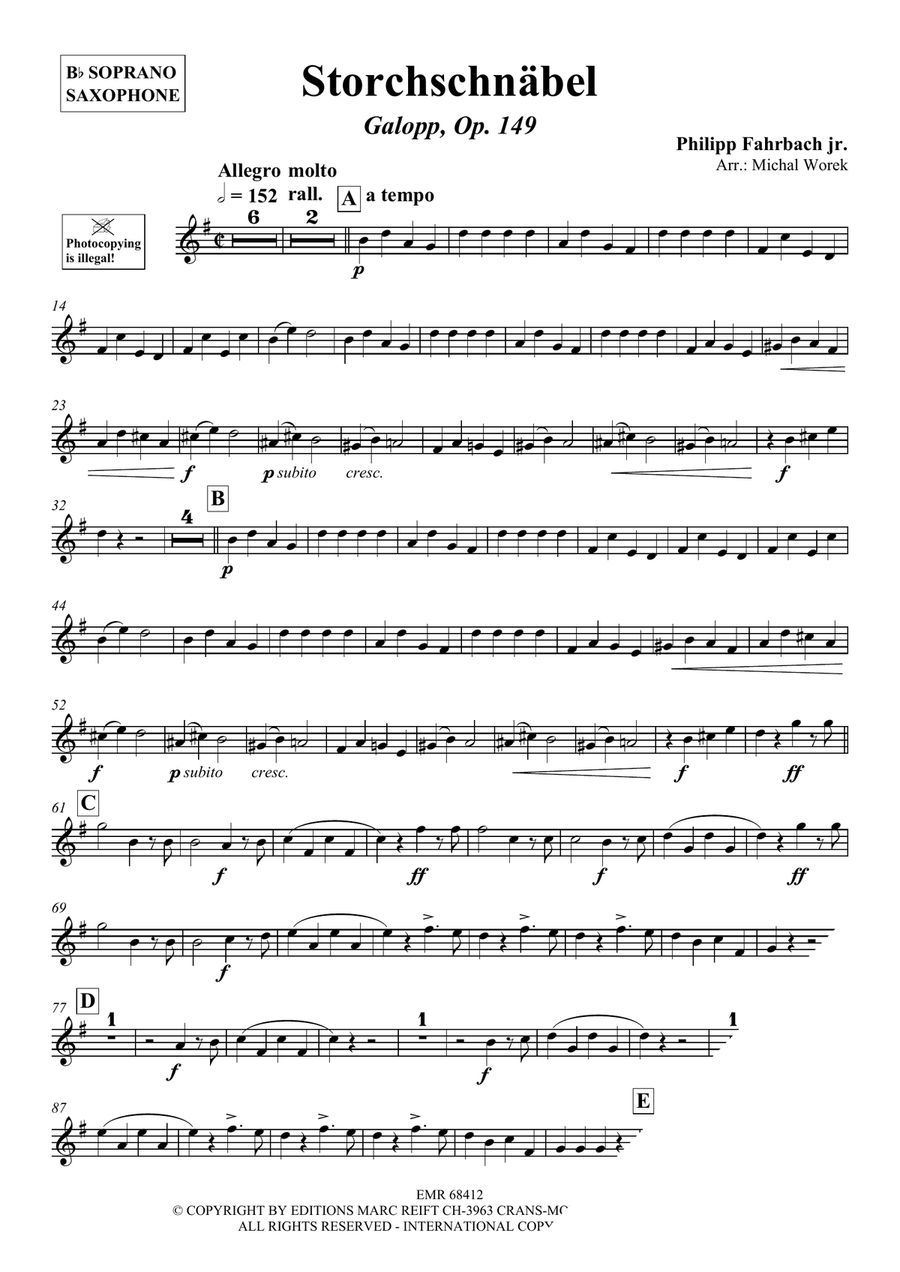 Storchschnäbel Storchschnäbel Soprano Saxophone scores gallery preview page 3